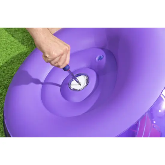 Pripučiamas violetinis fotelis  72 x 72 x 64 cm Bestway 75122