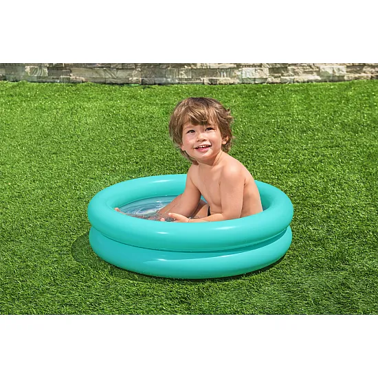 Pripučiamas mėtinės spalvos baseinas 61 cm x 15 cm Bestway 51061