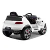 Baltas akumuliatorinis automobilis