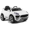 Baltas akumuliatorinis automobilis