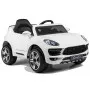 Baltas akumuliatorinis automobilis
