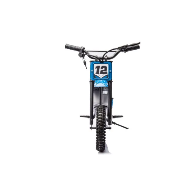 Elektrinis motociklas vaikams motokroso dviratis A9901, mėlyna