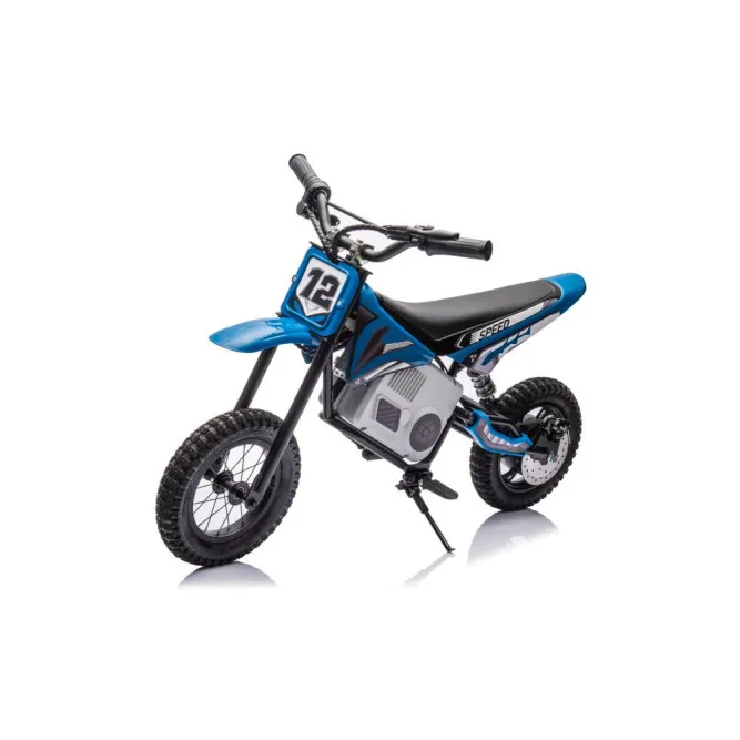 Elektrinis motociklas vaikams motokroso dviratis A9901, mėlyna