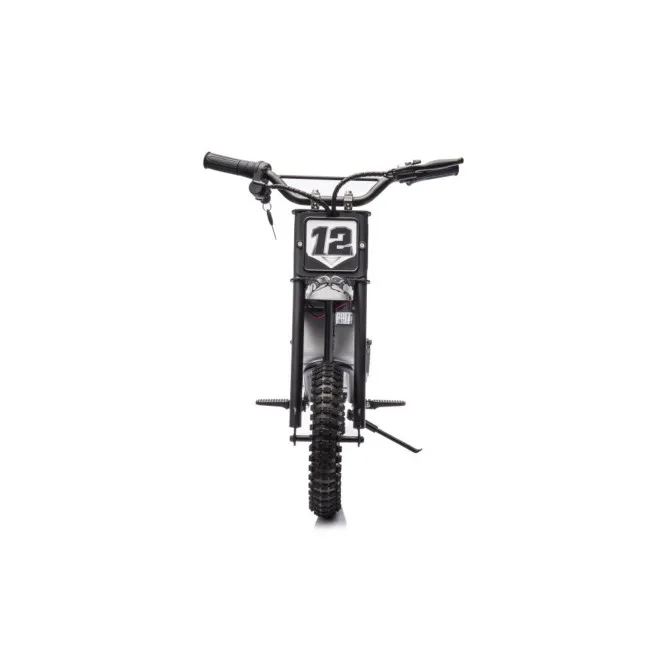 Elektrinis motociklas vaikams motokroso dviratis A9901, juoda