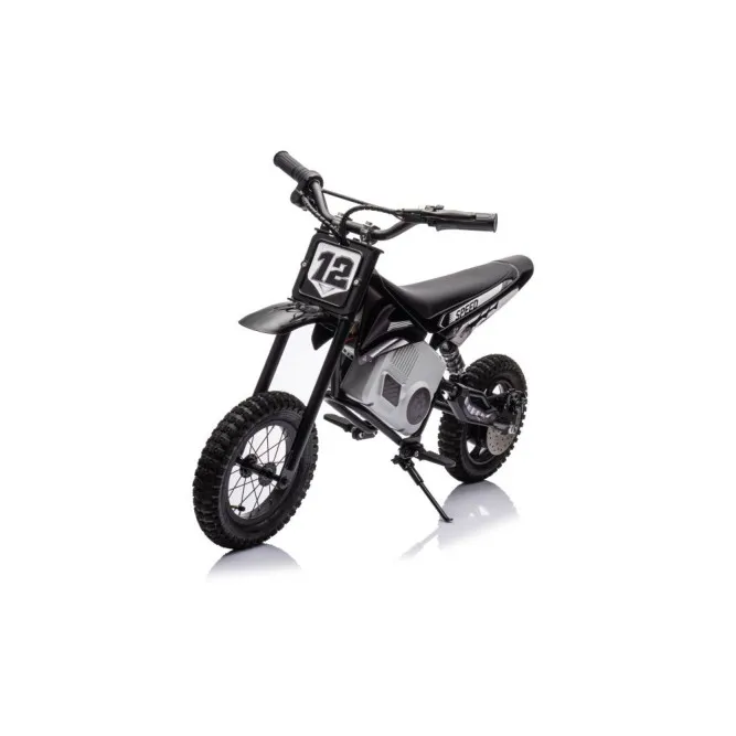 Elektrinis motociklas vaikams motokroso dviratis A9901, juoda