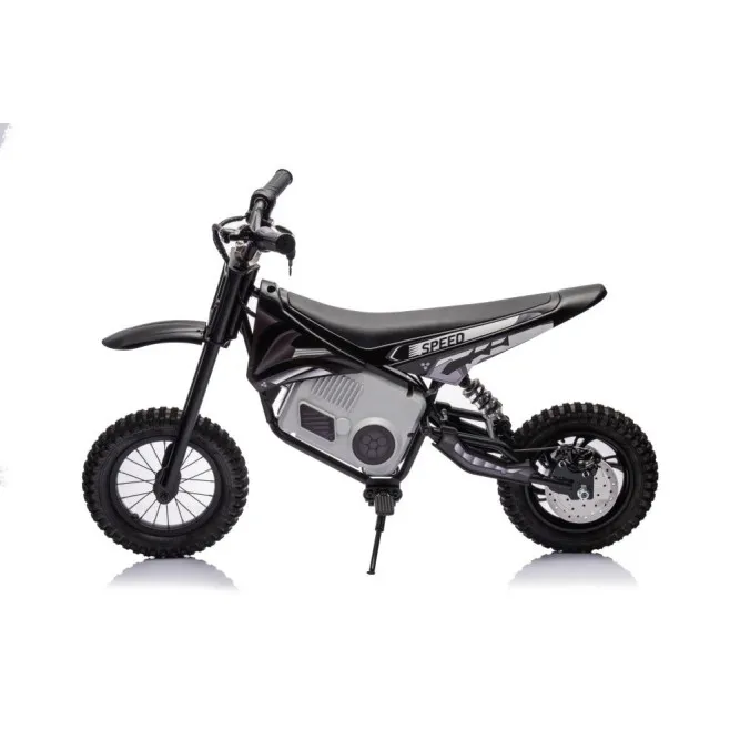 Elektrinis motociklas vaikams motokroso dviratis A9901, juoda
