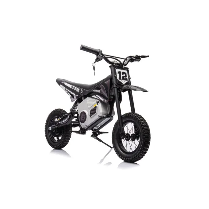 Elektrinis motociklas vaikams motokroso dviratis A9901, juoda