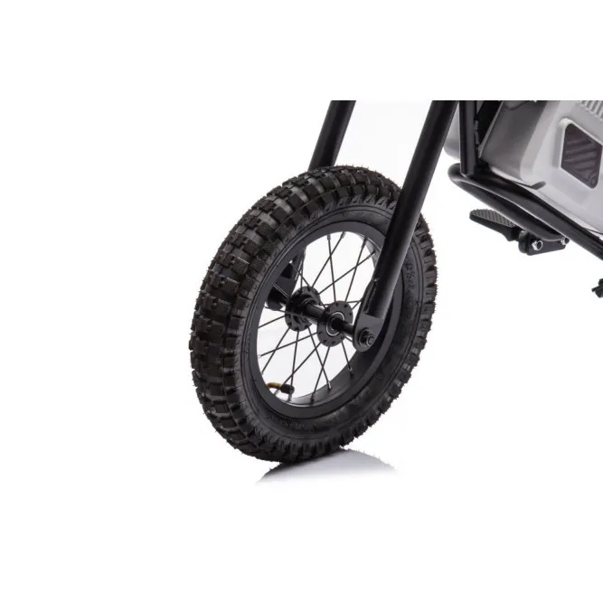 Elektrinis motociklas vaikams motokroso dviratis A9901, juoda