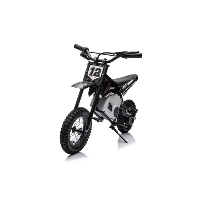 Elektrinis motociklas vaikams motokroso dviratis A9901, juoda