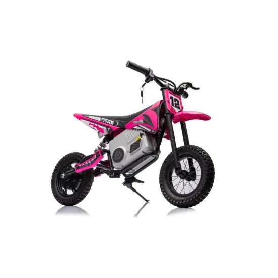 Akumuliatorinis rožinis motokroso dviratis A9901