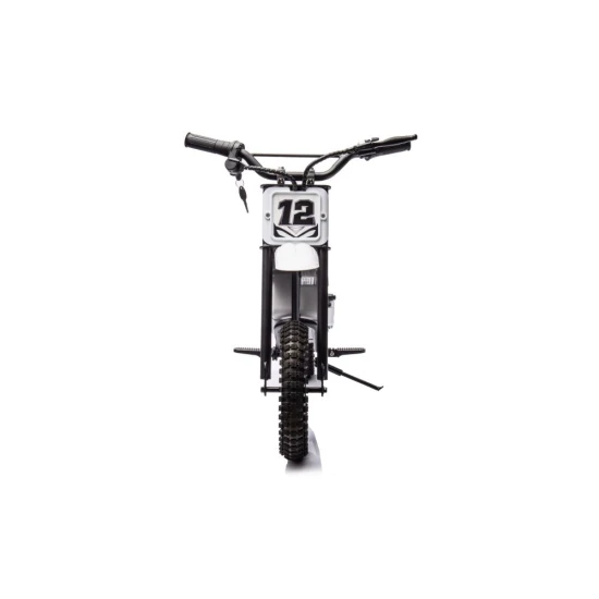 Akumuliatorinis baltas motokroso dviratis A9901