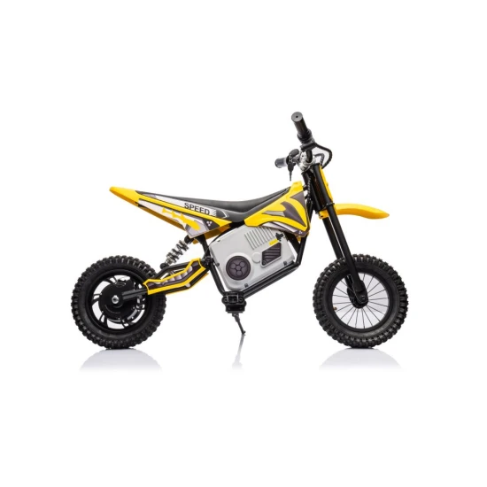 Akumuliatorinis geltonas motokroso dviratis A9901