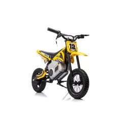 Akumuliatorinis geltonas motokroso dviratis A9901