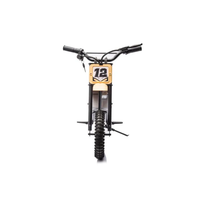 Elektrinis motociklas vaikams motokroso dviratis A9901, chaki