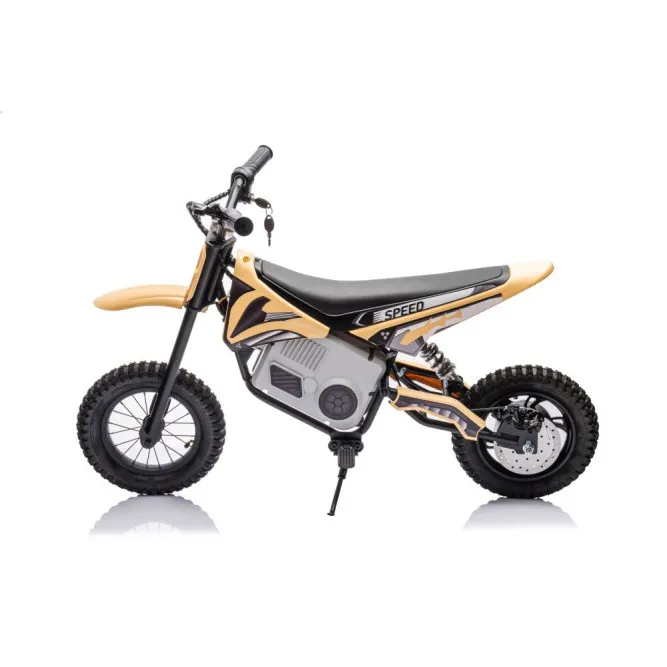 Elektrinis motociklas vaikams motokroso dviratis A9901, chaki