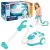 Blue Battery-Powered Vacuum Cleaner