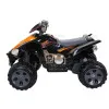 Czarny akumulatorowy quad z dużymi kołami