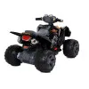 Czarny akumulatorowy quad z dużymi kołami
