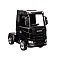 Akumuliatoriumi varomas juodas vilkikas Scania 500R HL698 