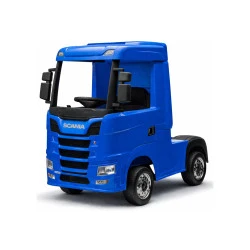 Blue Scania 500R HL698 electric truck