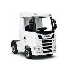 White Scania 500R HL698 electric truck