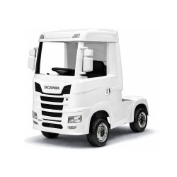 White Scania 500R HL698 electric truck