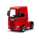 Raudonas elektrinis sunkvežimis Scania 500R HL698 Puspriekabės