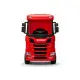 Raudonas elektrinis sunkvežimis Scania 500R HL698 Puspriekabės