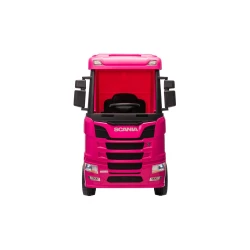 Scania 500R HL698 rožinis akumuliatorinis vilkikas