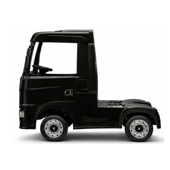 Juodas akumuliatorinis automobilis Scania 500R HL698 4x4 Elektrinės mašinėlės vaikams