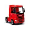 Raudonas elektrinis sunkvežimis Scania 500R HL698