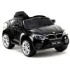 Juodas BMW X6 elektrinis automobilis