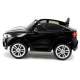 Juodas BMW X6 elektrinis automobilis