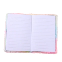 Pliušinė užrašų knygelė su Vienaragiu A5 formato