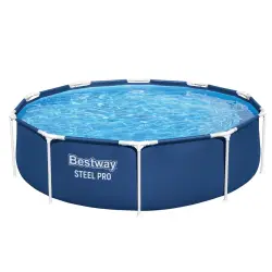 Rėminis mėlynas baseinas su siurbliu 305 cm x 76 cm Bestway 56679