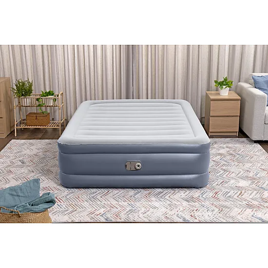 Bestway 6713I dvivietis pripučiamas turistinis čiužinys 203 x 152 x 51 cm