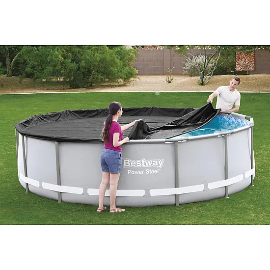 Baseino su rėmu dangtis 427 cm Bestway 58224