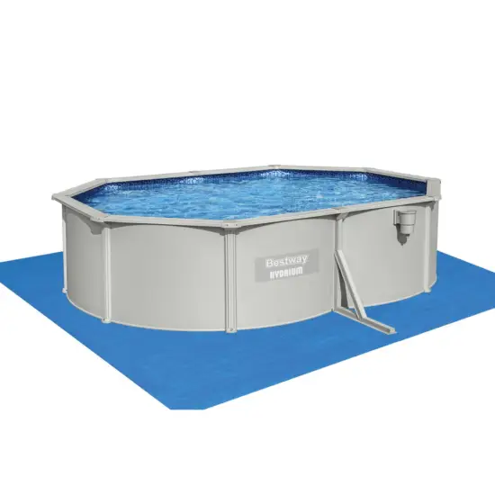 Pilkas metalinis baseinas 5 m x 3,60 m x 1,20 m Bestway 56586