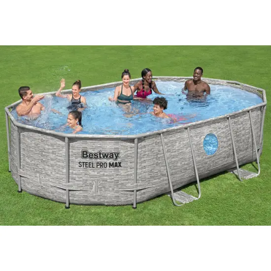 Baseinas su rėmu 427 x 250 x 100 cm Bestway 56946