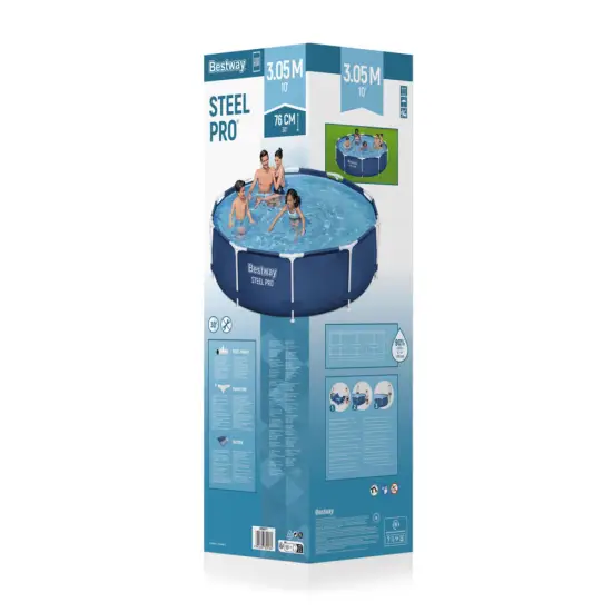 Mėlynas baseinas 305 x 76 cm Bestway 56677