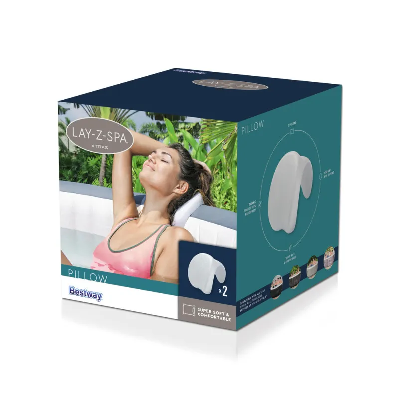 Подушки-подголовники SPA, 2 шт., Bestway 60307