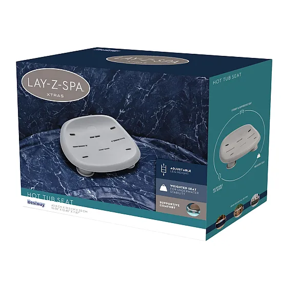 Jacuzzi sėdynė su reguliuojamomis kojomis Bestway Lay-Z-Spa 60321