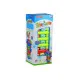 A play tower with worms and colorful brick blocks