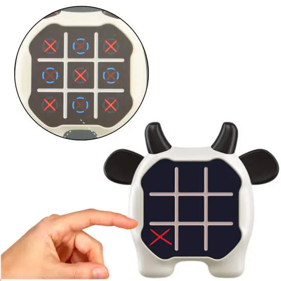 Elektroninis žaidimas 3in1 Tic Tac Toe Cow Stalo ir sporto žaidimai