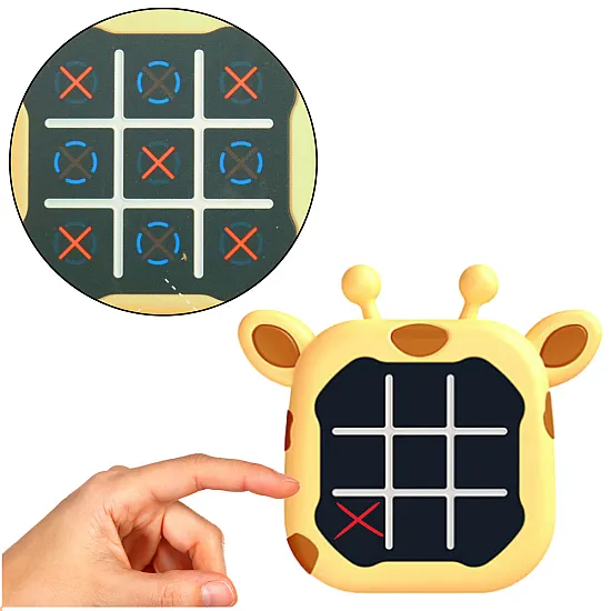 3in1 Tic Tac Toe elektroniskā atmiņas spēle ar žirafi Galda un sporta spēles