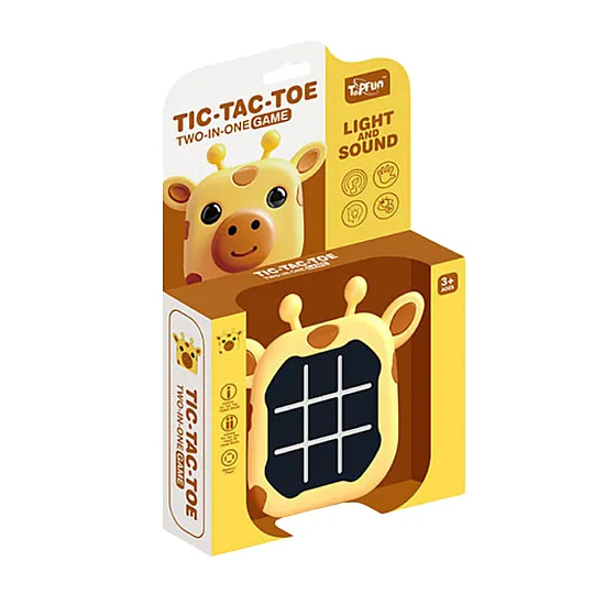 3in1 Tic Tac Toe elektroniskā atmiņas spēle ar žirafi Galda un sporta spēles
