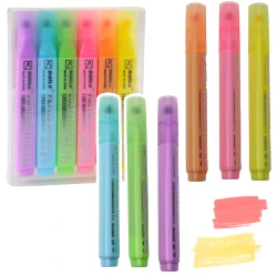 Spalvotų žymeklių rinkinys 6 vnt.