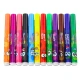 Flomasteriai su minkštu antgaliu, ryškios spalvos, kvepiantys, 12 vnt. Pieštukai ir rašikliai