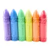 Set of neon-colored crayons (6 pieces) Pencils and pens