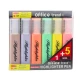 Set of Highlighters Note Markers Pastel Colors 6pcs Kanceliarinės prekės
